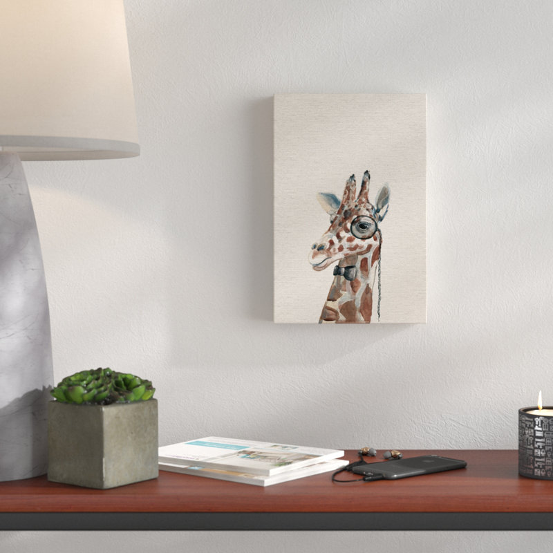 Lapin Gris - Wrapped Canvas Painting, 114cm H x 76cm W 
