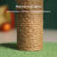 Cadre d'escalade arbre de Noël en sisal naturel Scratch Colonne