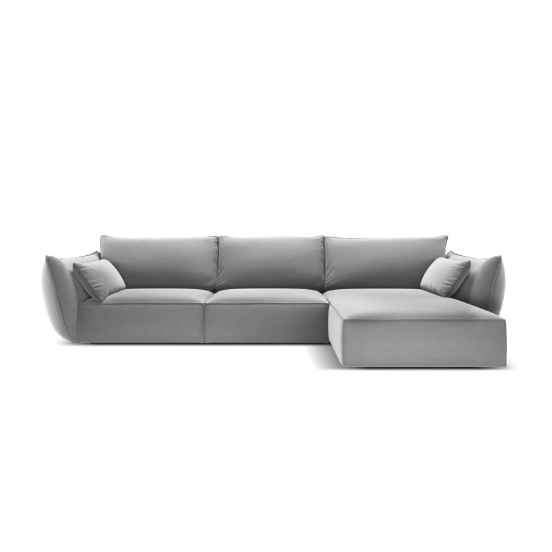 Adriona 4 Seater Corner Sofa , Right Hand Facing, Grey
