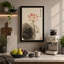 Lotus in Bloom Japandi - Wrapped Canvas-1074829889-1074829895