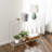 30" Acrylic Console Table with Shelf