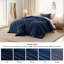 Ensemble de couette 3 pièces Bedsure 100 % coton avec rembourrage en polyester, 143 fils/cm²-106246651-106246653