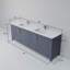 Ensemble de meuble-lavabo double 84 po Jacques-87286951-112956297