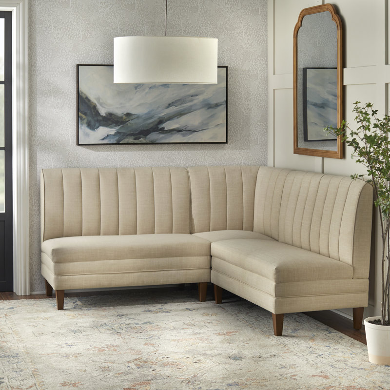Cariana Upholstered Bench, Cream