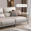 Canapé modulaire kaki en cuir véritable-235175761