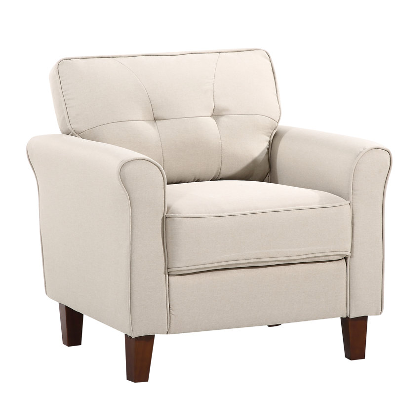 Matilda Velvet Armchair, Beige/Tan