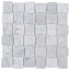 1.6 x 1.9 Marble Basketweave Mosaic Tile-58255615