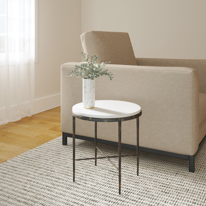 Table d'appoint ronde Naquita
