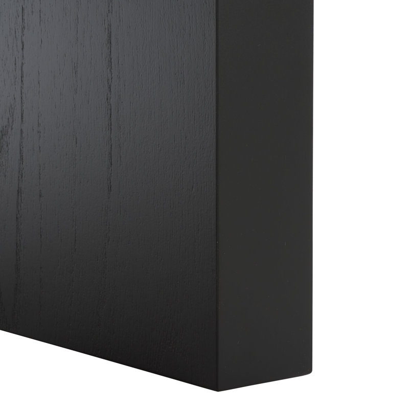 Tawney Rectangle Wood Coffee Table, Black