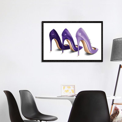 Purple Shades by Elza Fouche - Print on Canvas