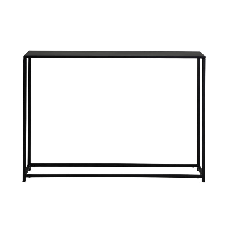 Console Miley Pangea Home Weidler, H 27,5 po x l 38 po x P 8 po, Noir