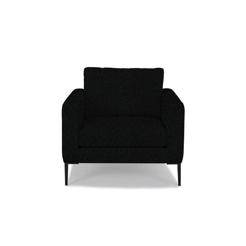 Fauteuil large de 36 po Odin, Polyester onyx