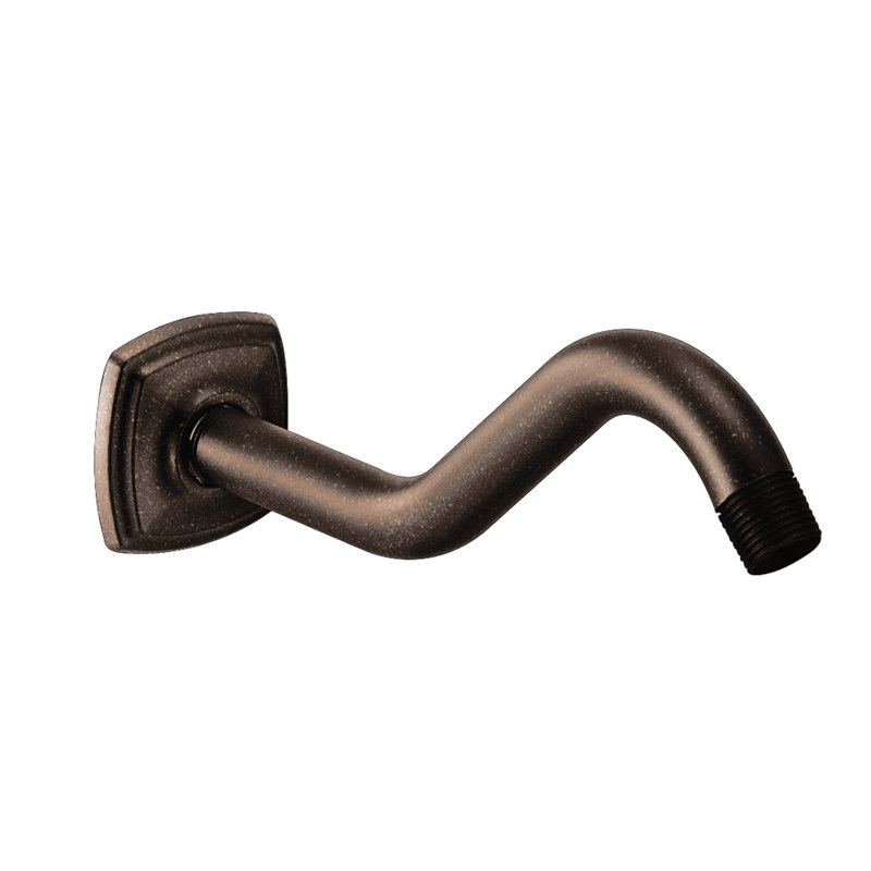 Bras de douche courbé, Bronze huilé