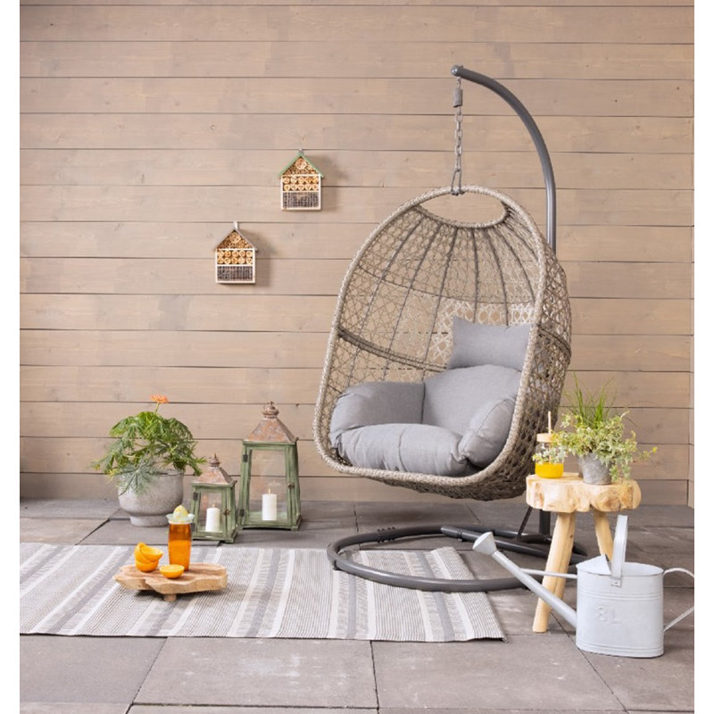 Fauteuil à suspendre Royan, Gris, Gris
