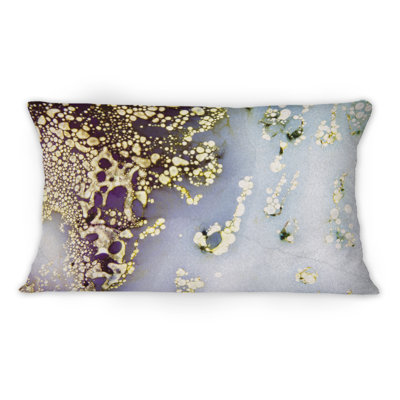 Coussin Glitter Drops On - bleu clair