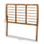 Tête de lit Aalexus avec broche Mid-Century au fini brun, H 50,50 po x l 62,50 po x P 0,8 po-945226513