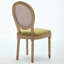 Chaise de salle à manger en bois massif style français, ensemble de 2-197670445