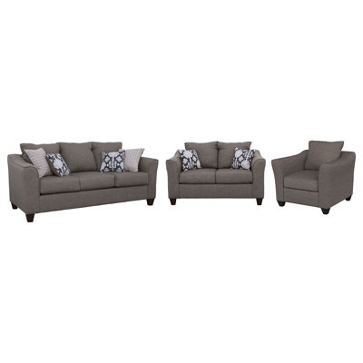 Creston 3-Piece Living Room Set