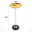 2P, table d'appoint réglable, petite table à thé Martini, doré, table de bout décorative en marbre naturel pour présentation et rangement