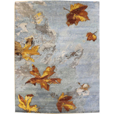 November Wool Area Rug in Gray/Brown