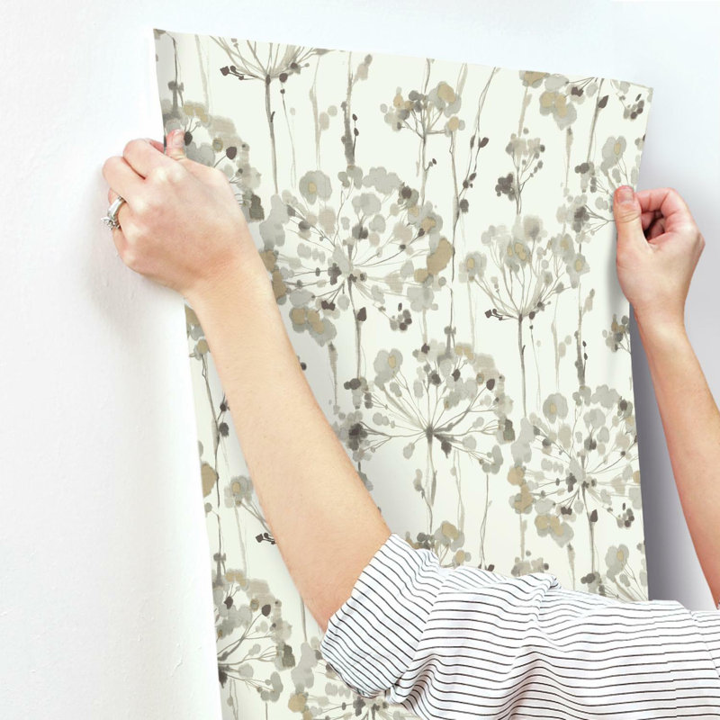 Papier peint Flourish, Beige