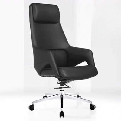 Cliftina Genuine Leather Side Chair