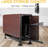 Extendable Pine Metal Base Dining Table