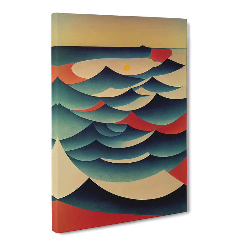 Seascape Abstract Vol.4 - Wrapped Canvas, 50cm H x 35cm W x 3cm D