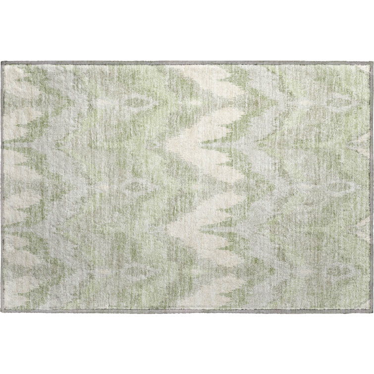 Premium Machine Washable Prisco Aloe Rug