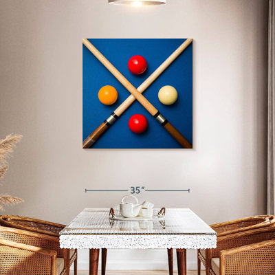 Balle et bâtons de billard Senne