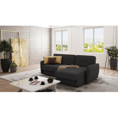 Modern Corner Chaise Sofa Jumbo with Sleeping Function And Storage