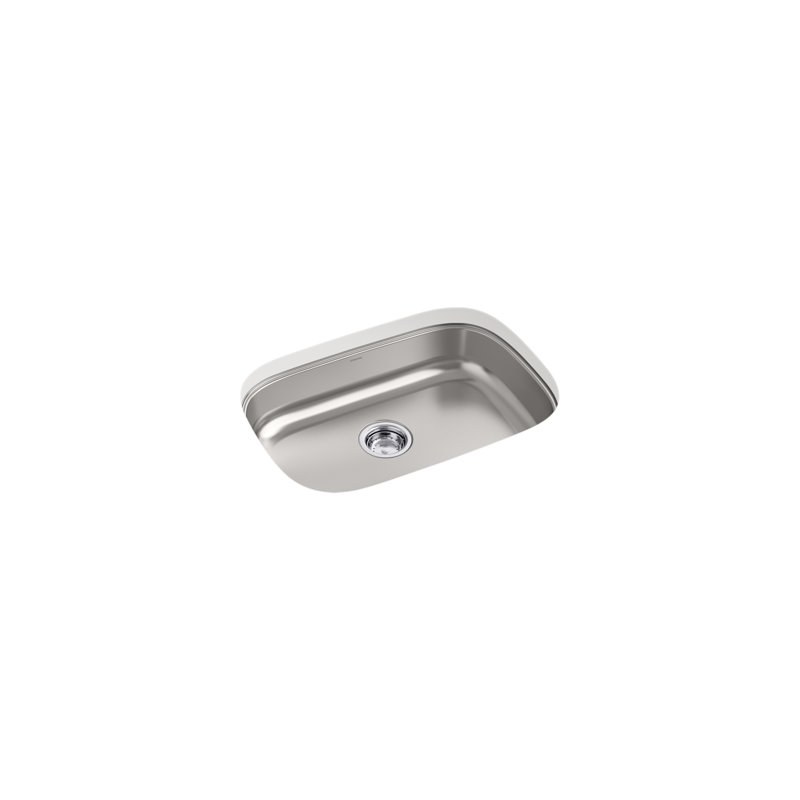Valton 25.68 in. L Stainless Steel Undermount Single Basin Kitchen Sink