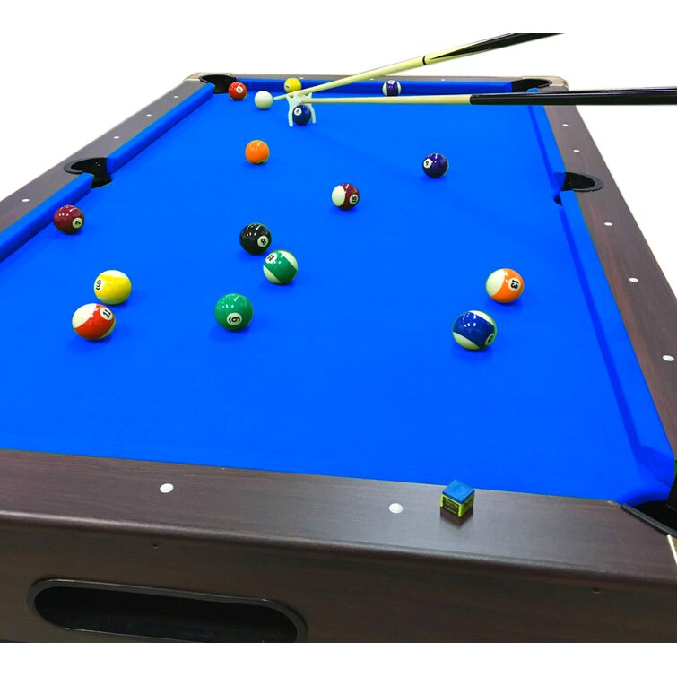 Simba USA 8' Feet Billiard Pool Table Full Accessories Game Bellagio Blue  8ft With Benches