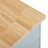 Fluted Kitchen Island With Trash Can Storage Cabinet-684660704