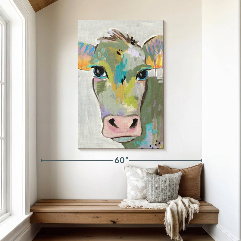 Visage de vache Brampt I, H 48 po x l 32 po