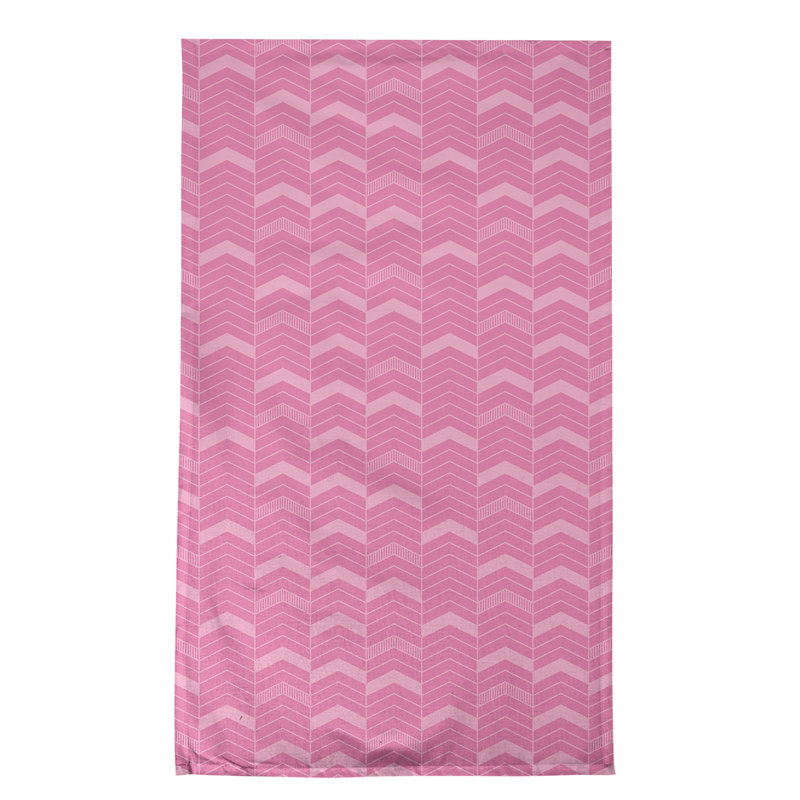 Stephenie Tea Towel Kitchen Towel, Dark Pink/Light Pink, Cotton Twill