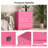 Painted 3-Drawer Nightstand For Bedroom-585351904