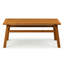 Table basse de patio en bois brun clair