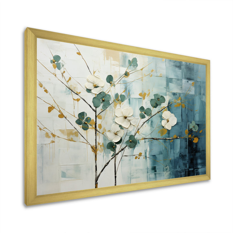 Impression sur toile Tuxe Subtle Serenity III, Cadre doré à une seule photo, H 34 po x l 44 po x P 1,5 po