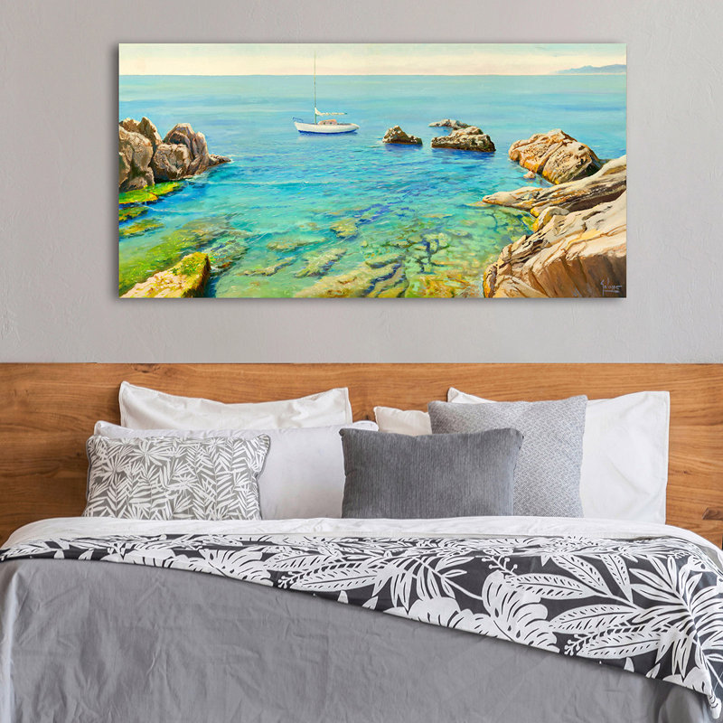 Quiet Landing by Adriano Galasso - Wrapped Canvas Print, 35cm H x 70cm W x 4cm D