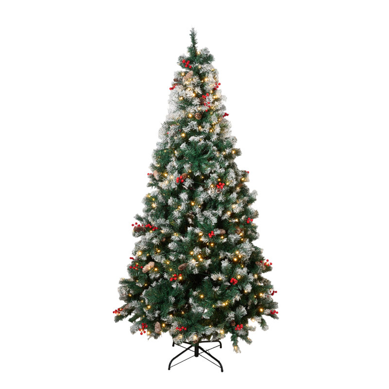 Lighted Artificial Christmas Tree, 5.9' H