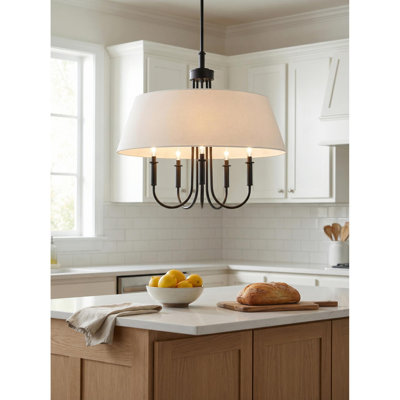 Iron 5-Light Chandelier