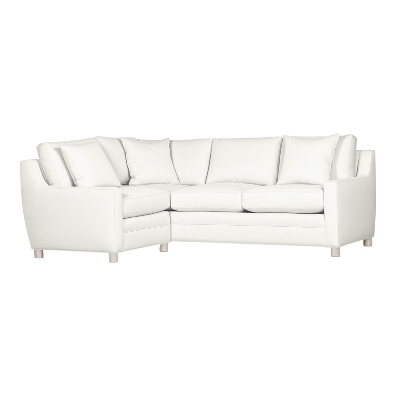 American Bungalow 2-Piece Fairgrove Sectional, Kempsey Sheepskin, Navajo