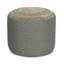 Pouf rond tressé