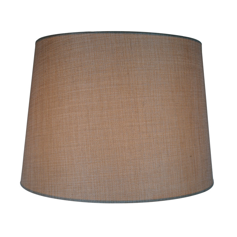 Abat-jour tambour en acrylique (araignée), Perle, H 8,5 po x l 12 po P 12 po