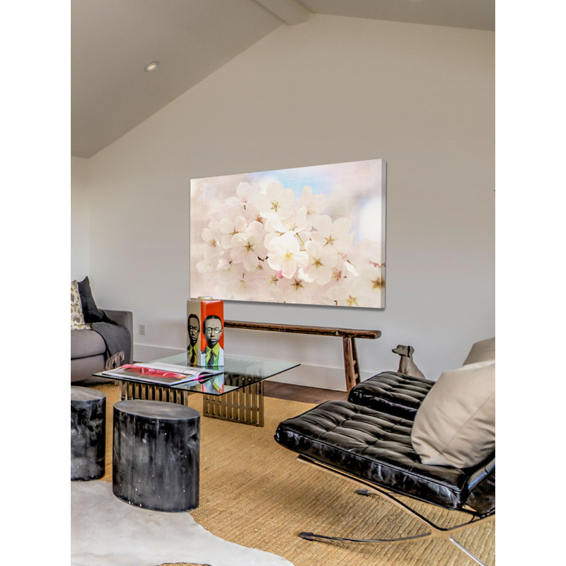 Le printemps a commencé - reproduction de photo sur toile, H 30 po x l 45 po x P 1,5 po