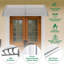 Auvent de porte pour auvent-126028284-126028287