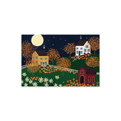 «Folk Art Fusion VI» par Joy Laforme - peinture sans cadre