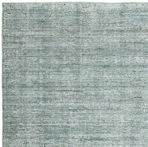 ZanowitZ Hand Loomed Wool Area Rug in Steel Blue, Rectangle 9'6" x 13'