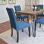 Ensemble de salle à manger 5 pièces, table à manger en épingle à cheveux avec 4 chaises-2088456053